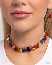 Load image into Gallery viewer, Ecstatic Emeralds - Multi Necklace - Paparazzi Jewelry
