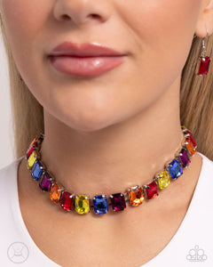 Ecstatic Emeralds - Multi Necklace - Paparazzi Jewelry