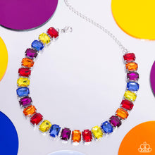 Load image into Gallery viewer, Ecstatic Emeralds - Multi Necklace - Paparazzi Jewelry
