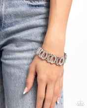 Load image into Gallery viewer, Refined Rarity - White Bracelet - Paparazzi Jewelry
