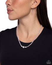 Load image into Gallery viewer, Fight Like a PEARL - Pink Necklace - Paparazzi Jewelry
