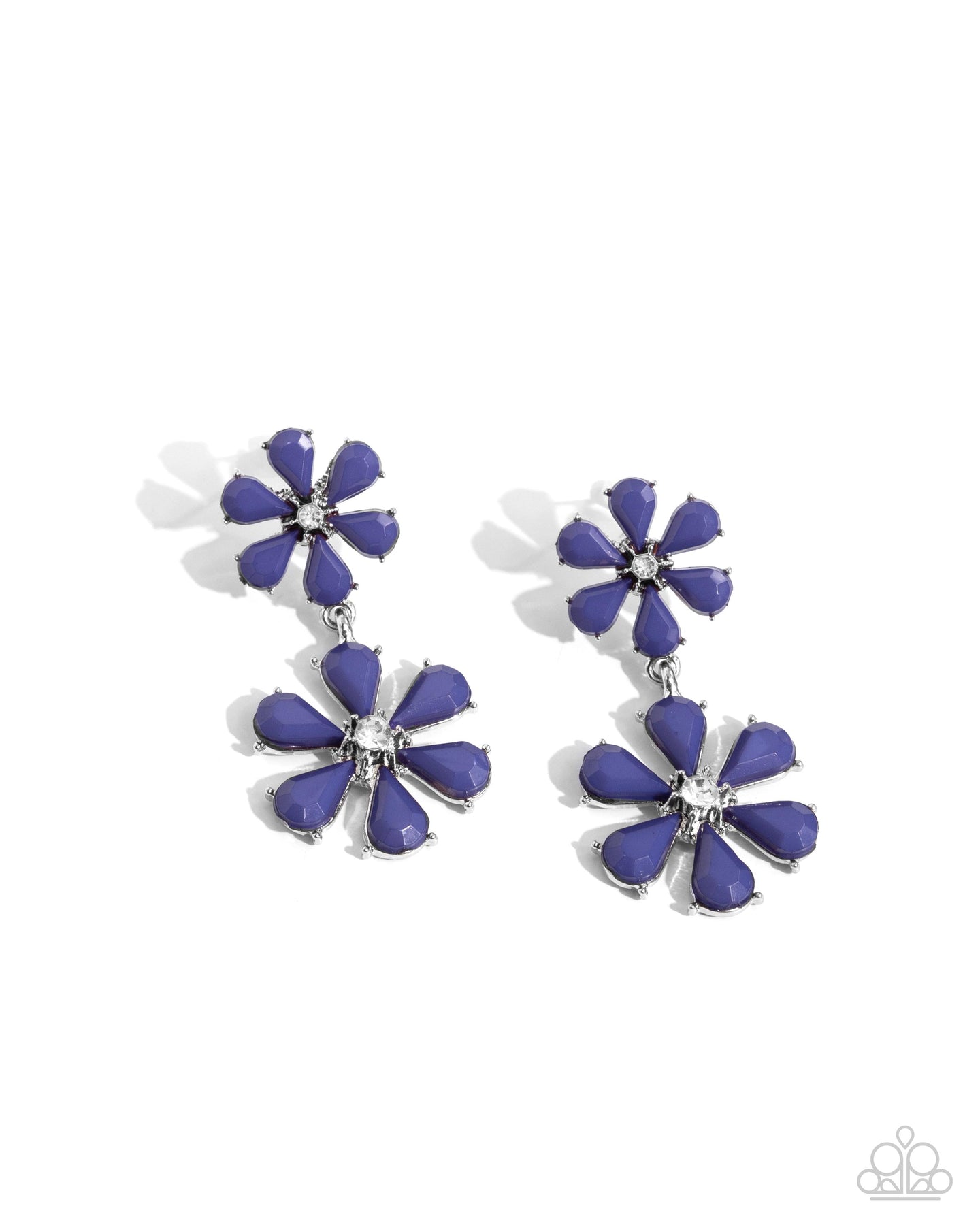 paparazzi-accessories-a-blast-of-blossoms-blue-post earrings