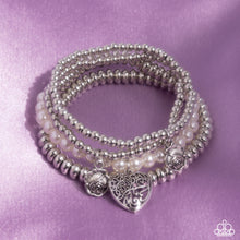 Load image into Gallery viewer, Filigree Fairytale - White Bracelet - Paparazzi Jewelry
