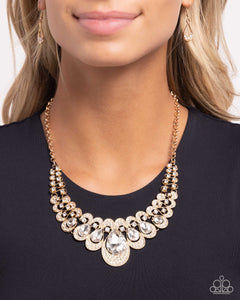 Infinite Idol - Gold Necklace - Paparazzi Jewelry