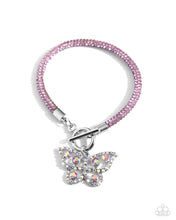 Load image into Gallery viewer, paparazzi-accessories-aerial-appeal-pink-bracelet
