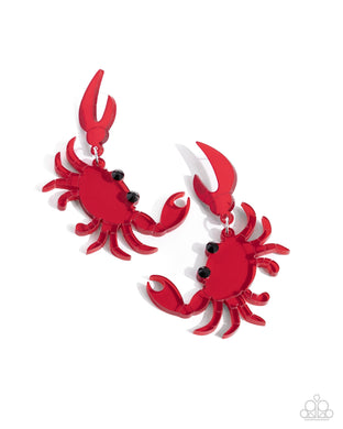 paparazzi-accessories-crab-couture-red