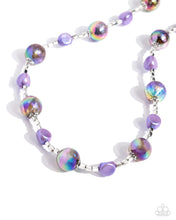Load image into Gallery viewer, paparazzi-accessories-malibu-makeover-purple-necklace
