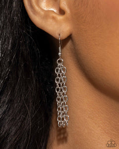 Sparkling Seahorse - Silver Necklace - Paparazzi Jewelry