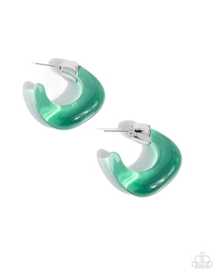 paparazzi-accessories-clear-charm-green-earrings