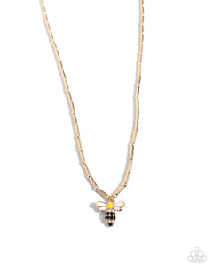 paparazzi-accessories-bees-knees-gold-necklace