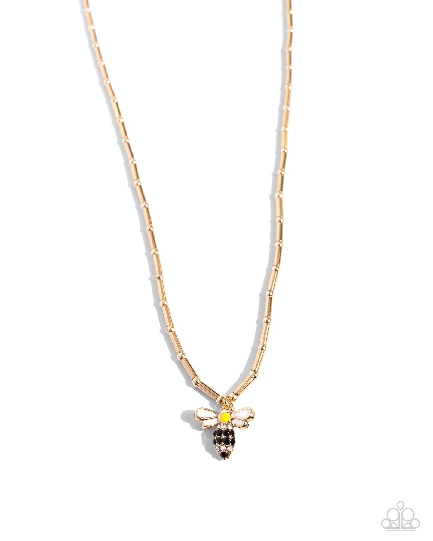 paparazzi-accessories-bees-knees-gold-necklace