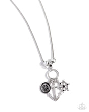 Load image into Gallery viewer, paparazzi-accessories-nuanced-nautical-black-necklace
