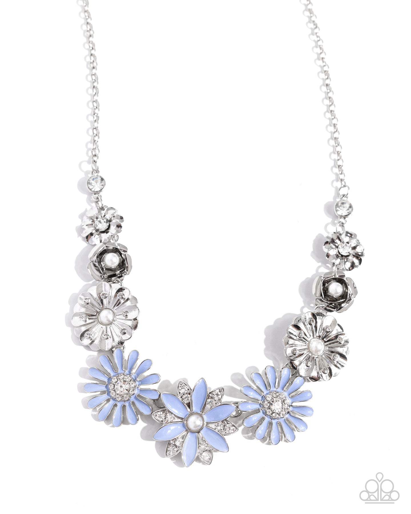 paparazzi-accessories-garden-gesture-blue-necklace