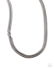 Load image into Gallery viewer, paparazzi-accessories-tasteful-time-silver-necklace
