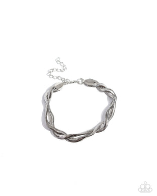 paparazzi-accessories-tasteful-twists-silver-bracelet