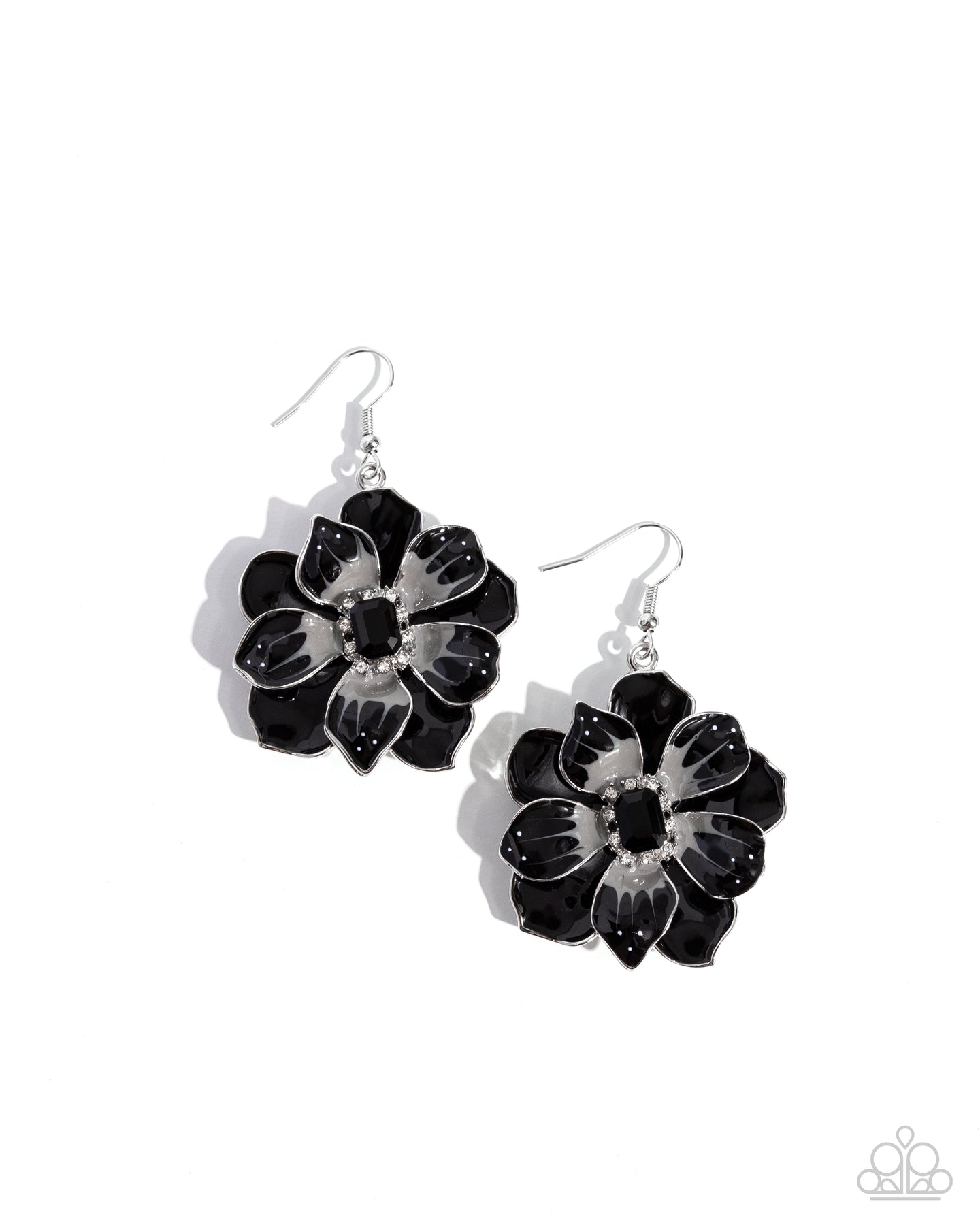 paparazzi-accessories-tropical-treasure-black-earrings