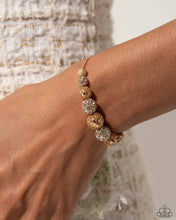 Load image into Gallery viewer, Steampunk Season - Gold Bracelet - Paparazzi Jewelry
