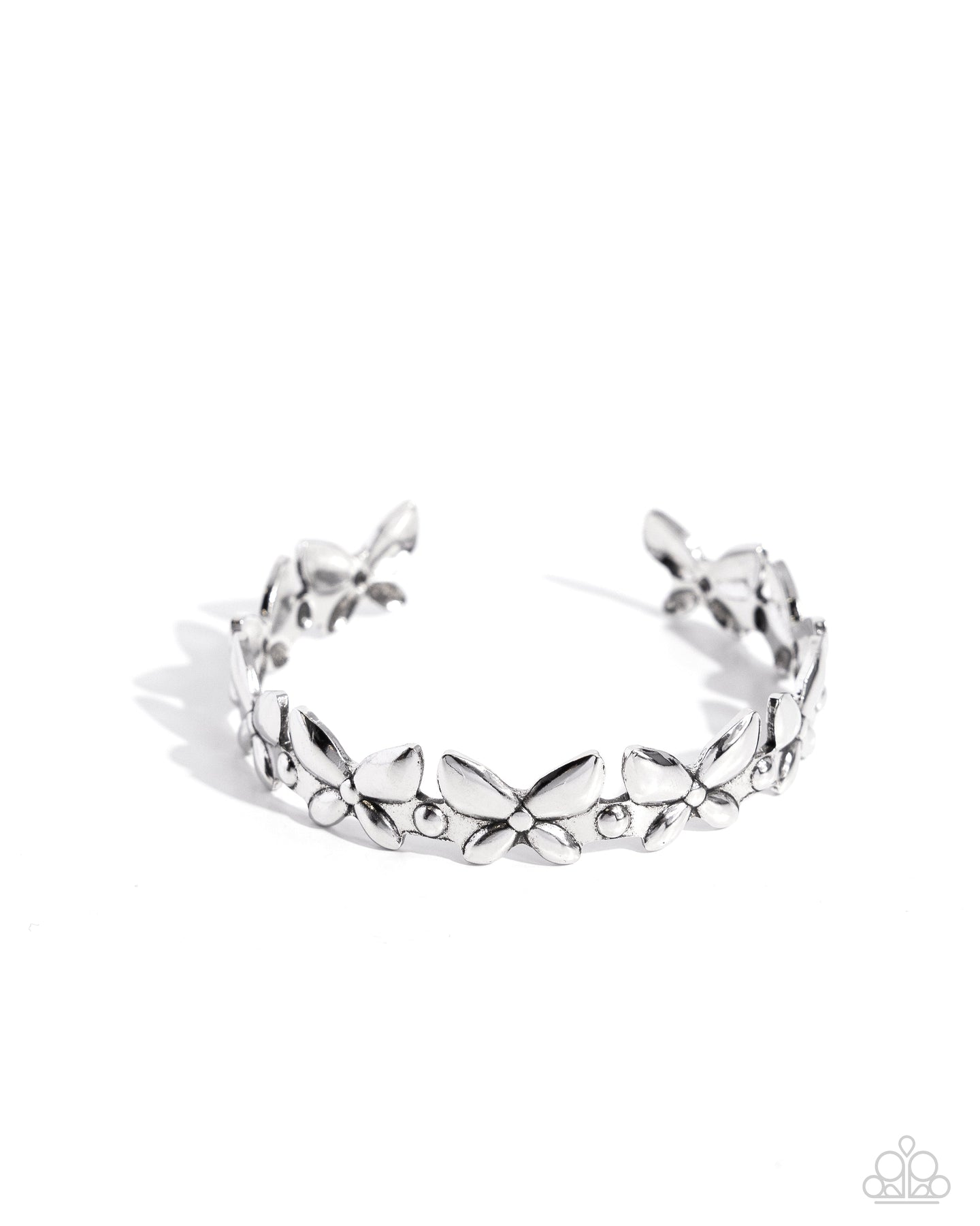 paparazzi-accessories-aerial-amazement-silver-bracelet