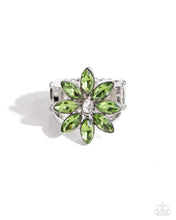 Load image into Gallery viewer, paparazzi-accessories-petaled-performance-green-ring
