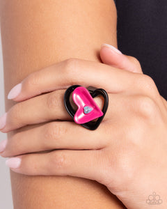 Cupid Celebration - Pink Ring - Paparazzi Jewelry