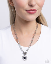 Load image into Gallery viewer, Soft-Hearted Style - Black Necklace - Paparazzi Jewelry
