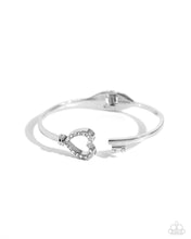 Load image into Gallery viewer, paparazzi-accessories-the-key-to-romance-white-bracelet
