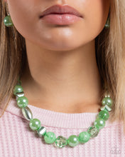 Load image into Gallery viewer, Plentiful Pearls - Green Necklace - Paparazzi Jewelry
