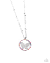 Load image into Gallery viewer, paparazzi-accessories-festive-flight-pink-necklace
