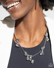 Load image into Gallery viewer, Dapper Definition - Silver Necklace - Paparazzi Jewelry
