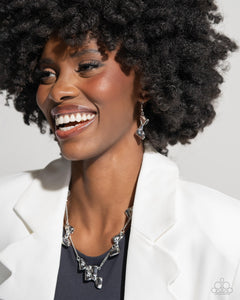 Dapper Definition - Silver Necklace - Paparazzi Jewelry