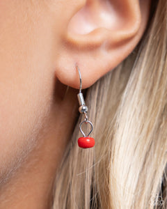 Multicolored Masquerade - Red Necklace - Paparazzi Jewelry