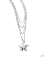 Load image into Gallery viewer, paparazzi-accessories-seize-the-stars-green-necklace
