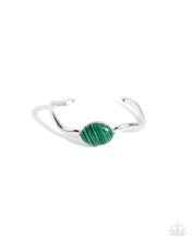 Load image into Gallery viewer, paparazzi-accessories-striped-sensation-green-bracelet

