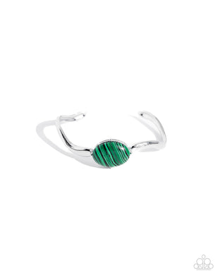 paparazzi-accessories-striped-sensation-green-bracelet