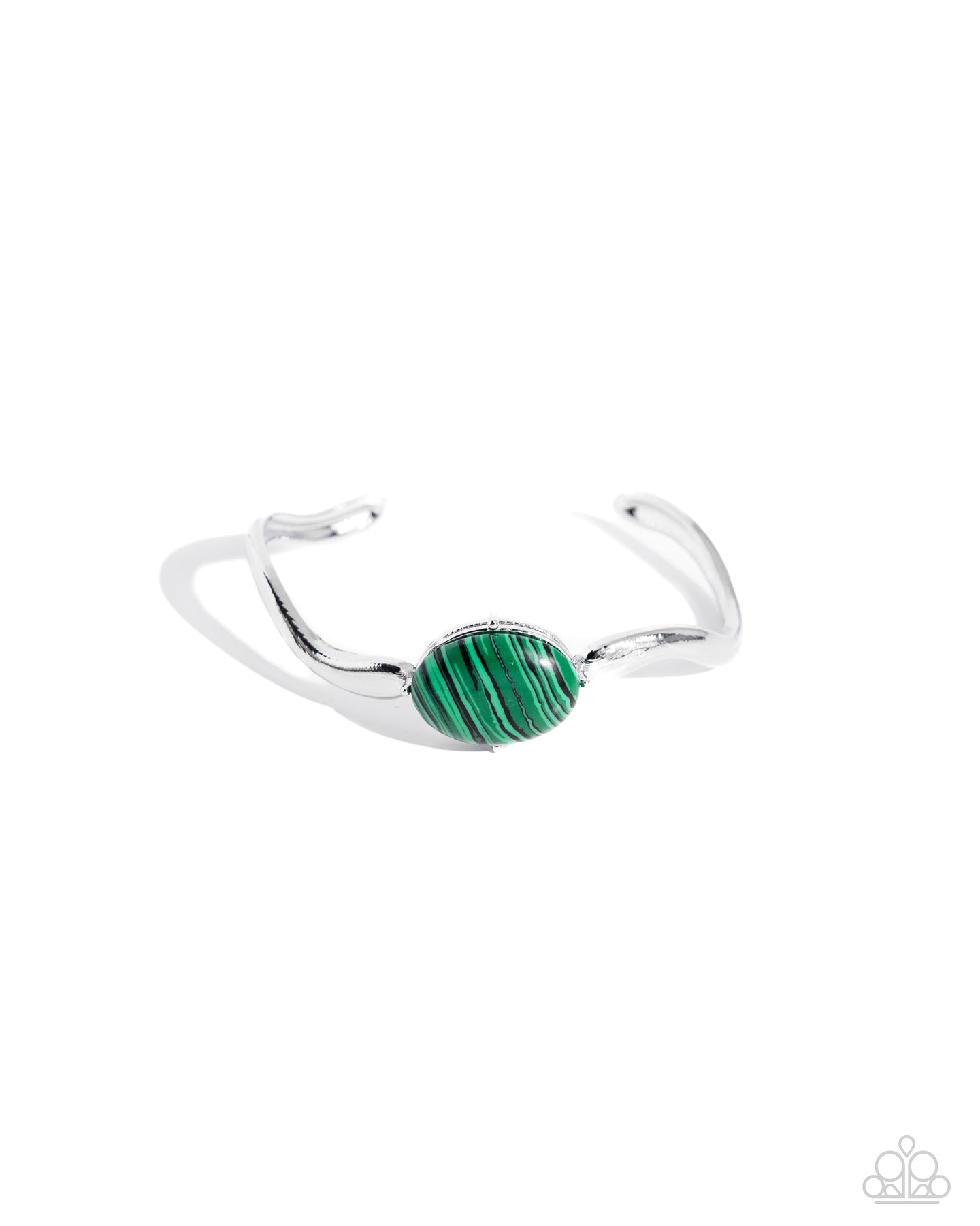 paparazzi-accessories-striped-sensation-green-bracelet