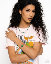 Load image into Gallery viewer, Striped Sensation - Green Bracelet - Paparazzi Jewelry
