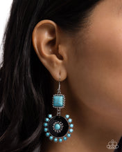 Load image into Gallery viewer, Earthy Emblem - Black Earrings - Paparazzi Jewelry
