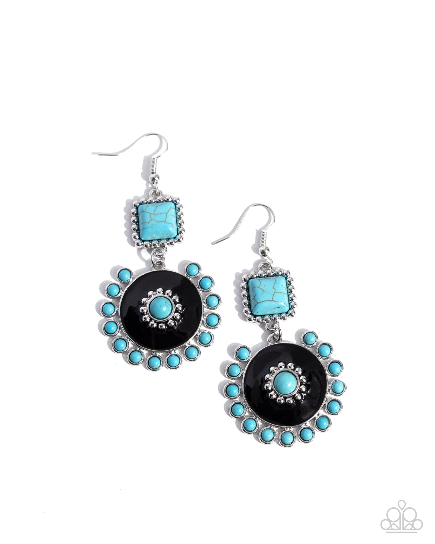 paparazzi-accessories-earthy-emblem-black-earrings