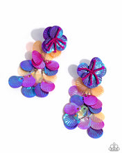 Load image into Gallery viewer, paparazzi-accessories-under-the-waves-purple-post earrings
