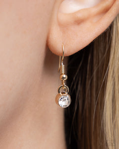Lock Up Your Love - Gold Necklace - Paparazzi Jewelry