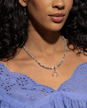 Load image into Gallery viewer, Trendy Trenchant - Silver Necklace - Paparazzi Jewelry
