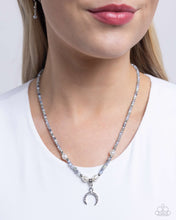 Load image into Gallery viewer, Trendy Trenchant - Silver Necklace - Paparazzi Jewelry
