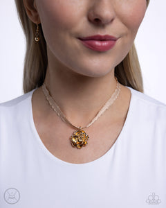 Seize the Spring - Gold Necklace - Paparazzi Jewelry