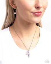 Load image into Gallery viewer, Seahorse Shimmer - Purple Necklace - Paparazzi Jewelry

