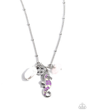 paparazzi-accessories-seahorse-shimmer-purple-necklace