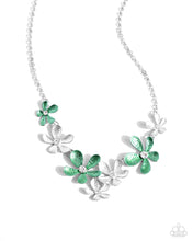 Load image into Gallery viewer, paparazzi-accessories-reflective-rundown-green-necklace
