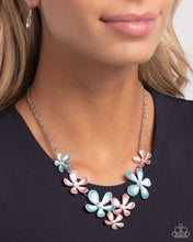 Load image into Gallery viewer, Reflective Rundown - Blue Necklace - Paparazzi Jewelry
