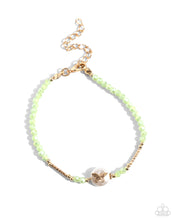 Load image into Gallery viewer, paparazzi-accessories-aerial-actress-green-bracelet
