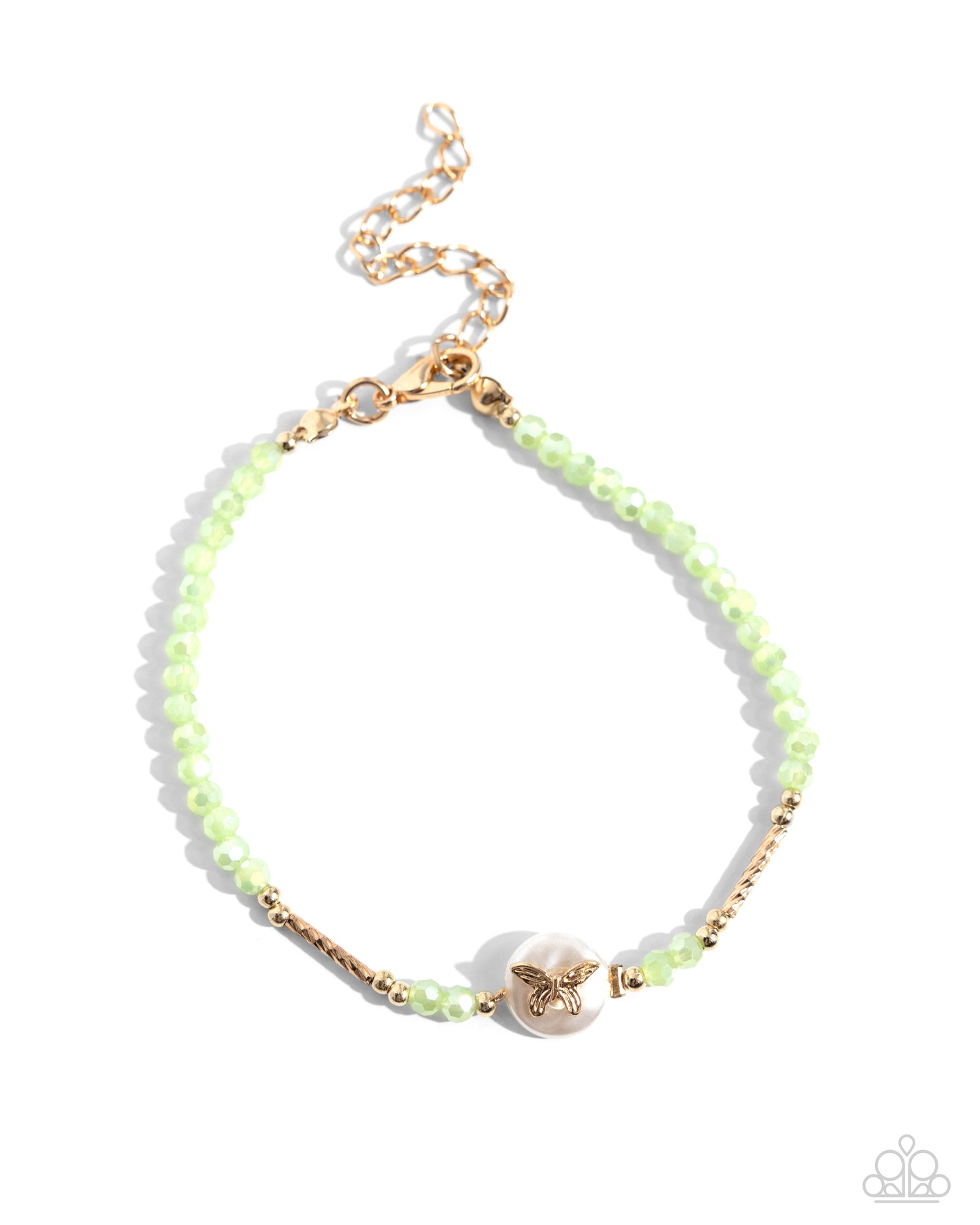 paparazzi-accessories-aerial-actress-green-bracelet