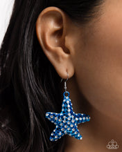 Load image into Gallery viewer, Skilled Starfish - Blue Earrings - Paparazzi Jewelry
